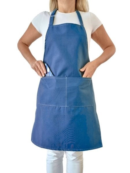 Mutfak Önlüğü Su Geçirmez Şef Önlüğü 2 Geniş Cepli Barista Önlüğü Sax