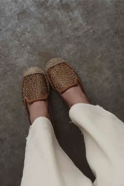 Kadın Taba Espadril Ayakkabı TR35MY07C