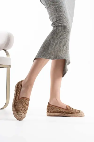 Kadın Taba Espadril Ayakkabı TR35MY07C