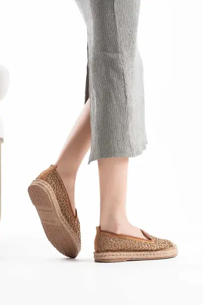 Kadın Taba Espadril Ayakkabı TR35MY07C