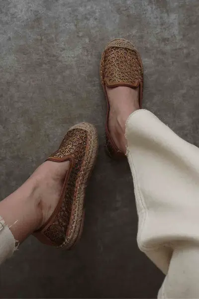 Kadın Taba Espadril Ayakkabı TR35MY07C