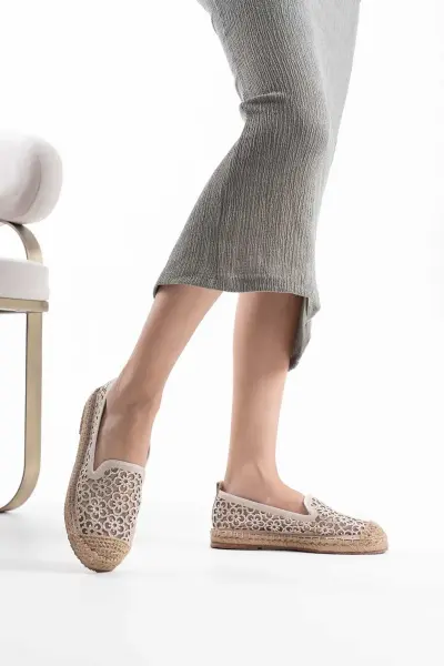Kadın Bej Espadril Ayakkabı TR35MY07B