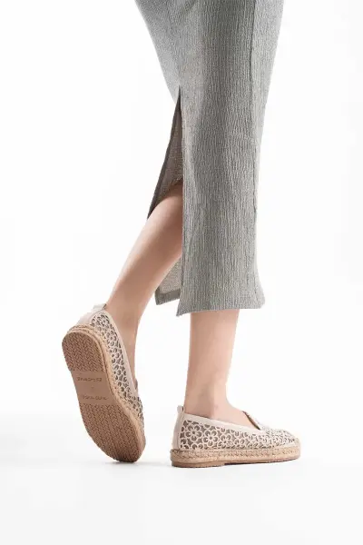 Kadın Bej Espadril Ayakkabı TR35MY07B