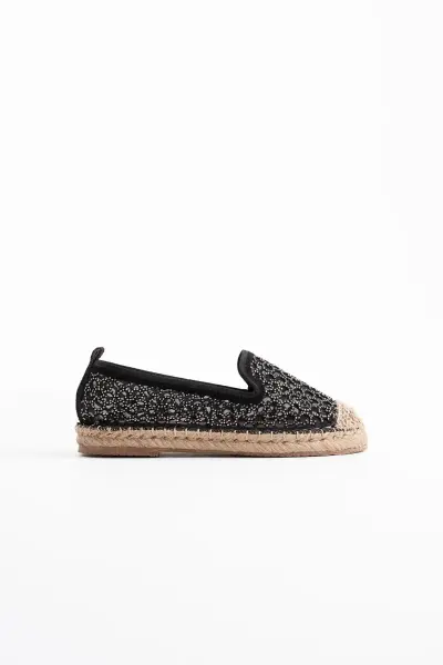 Kadın Siyah Espadril Ayakkabı TR35MY07A
