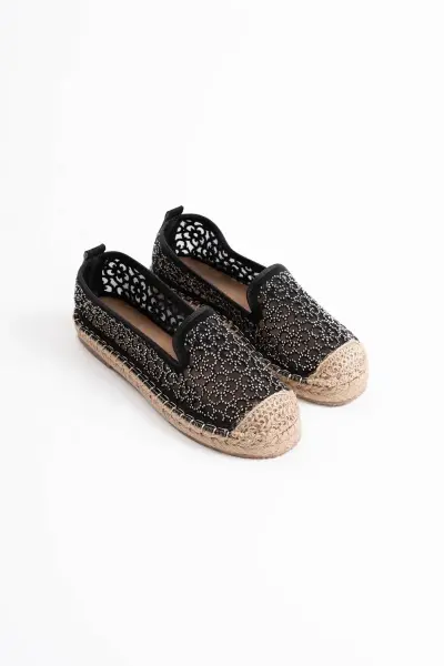 Kadın Siyah Espadril Ayakkabı TR35MY07A