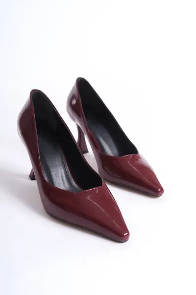 Kadın Bordo Rugan Stiletto TR08MS27C