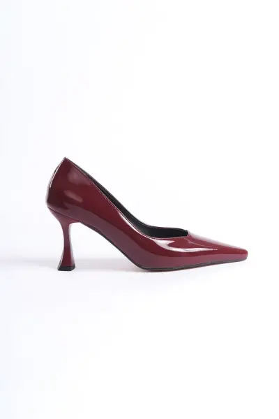 Kadın Bordo Rugan Stiletto TR08MS27C