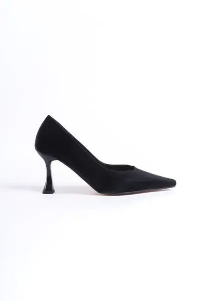 Kadın Siyah Saten Stiletto TR08MS27D