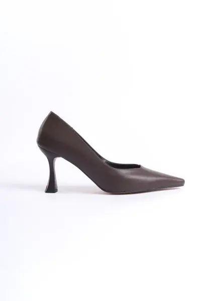 Kadın Mat Acı Kahve Stiletto TR08MS27L