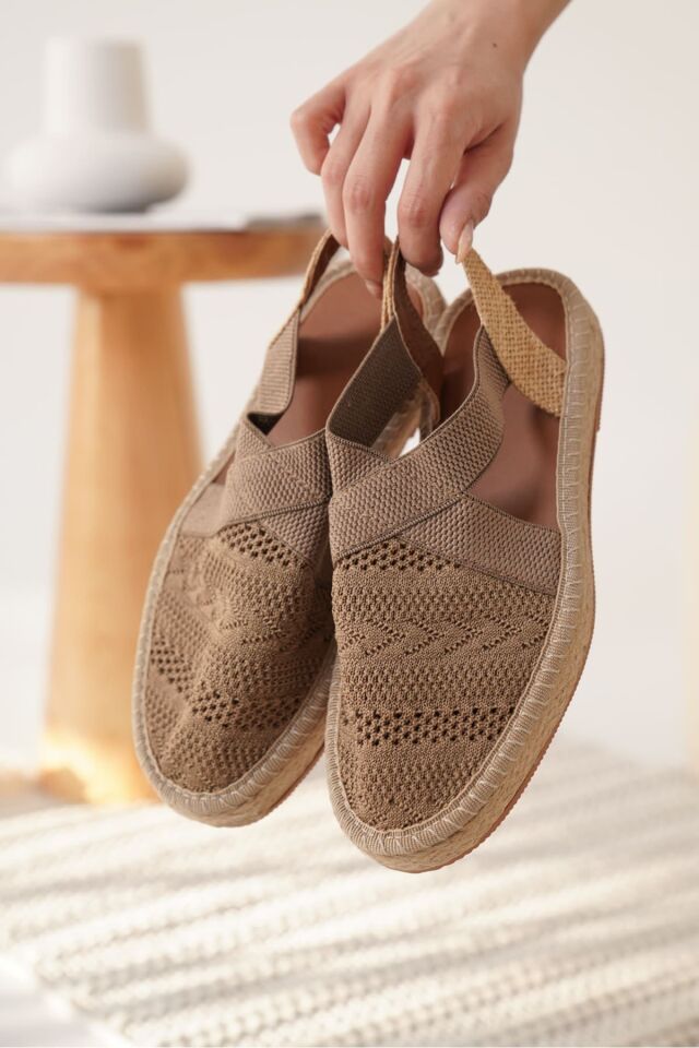 Kadın Vizon Espadril Ayakkabı TR19MY01D