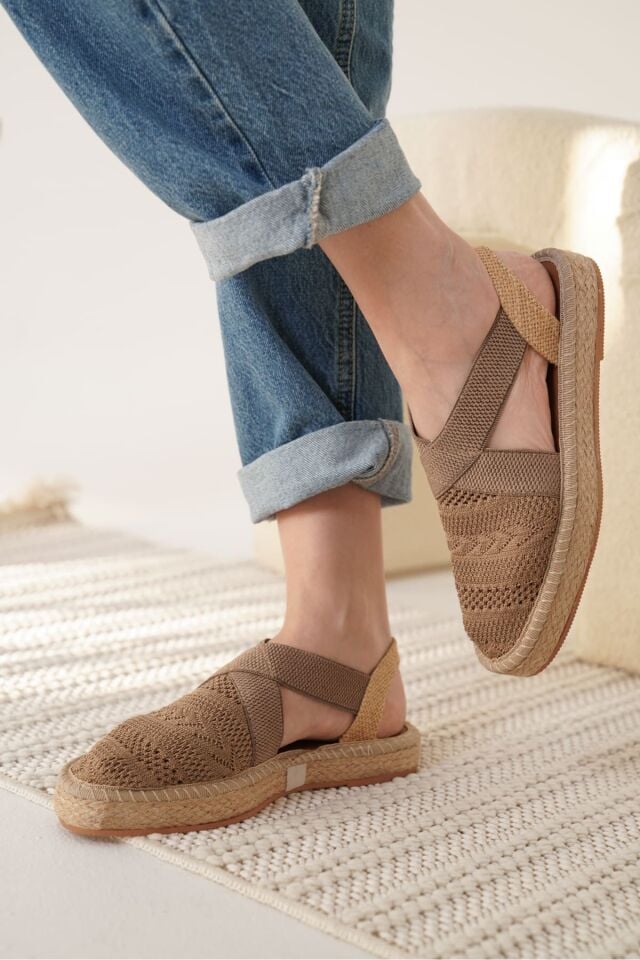 Kadın Vizon Espadril Ayakkabı TR19MY01D