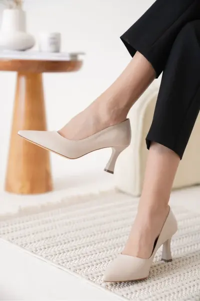Kadın Bej Stiletto TR12MS06D