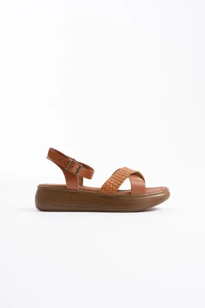 Taba Hakiki Deri Sandalet TR31MY58B