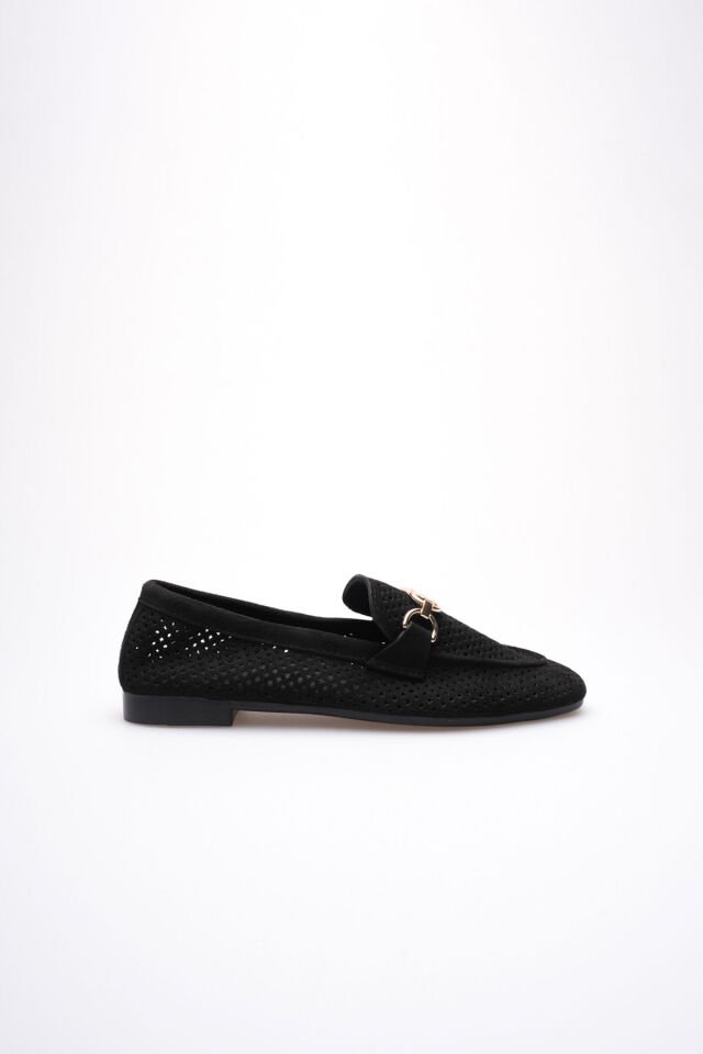 Kadın Siyah Toka Detaylı Ayakkabı TR27MS02A